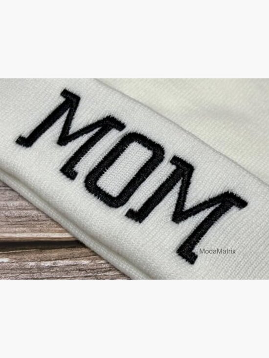 Matching Dad Mom Beanie Set Couple Hats Knit Cuffed Unisex Winter main image 6